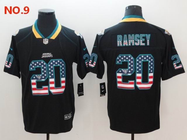 Men's Jacksonville Jaguars 20 Jalen Ramsey Jersey NO.9;